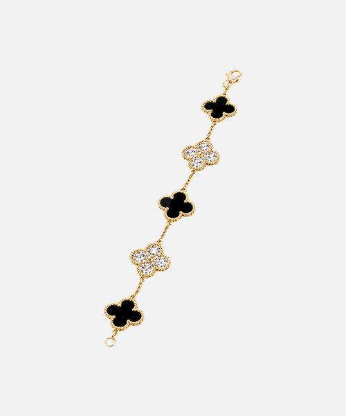 VVS MOISSANITE CLOVER BRACELET